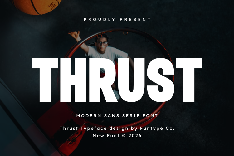 Preview of Thrust Font