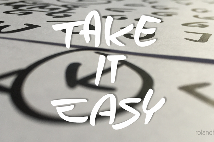 Take it Easy Font