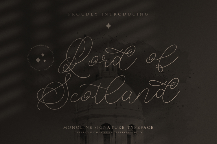 Lord of Scotland Regular Font