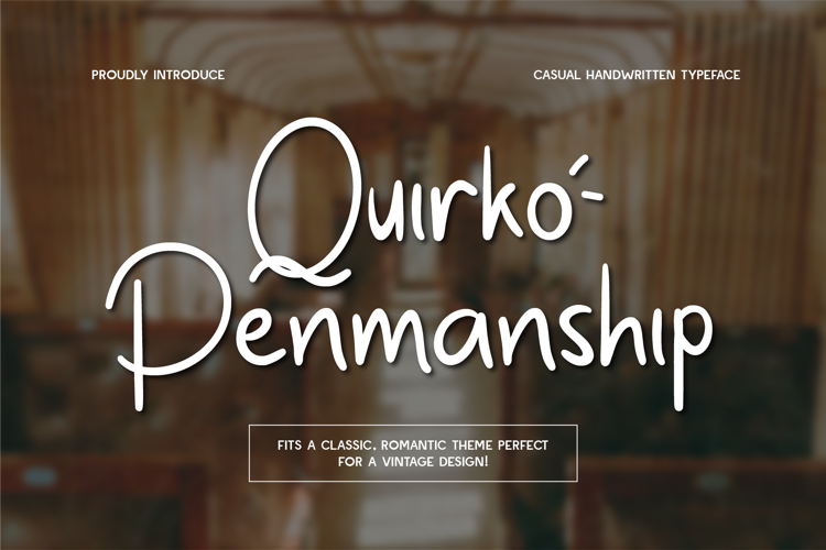 Quirko Penmanship DEMO Font