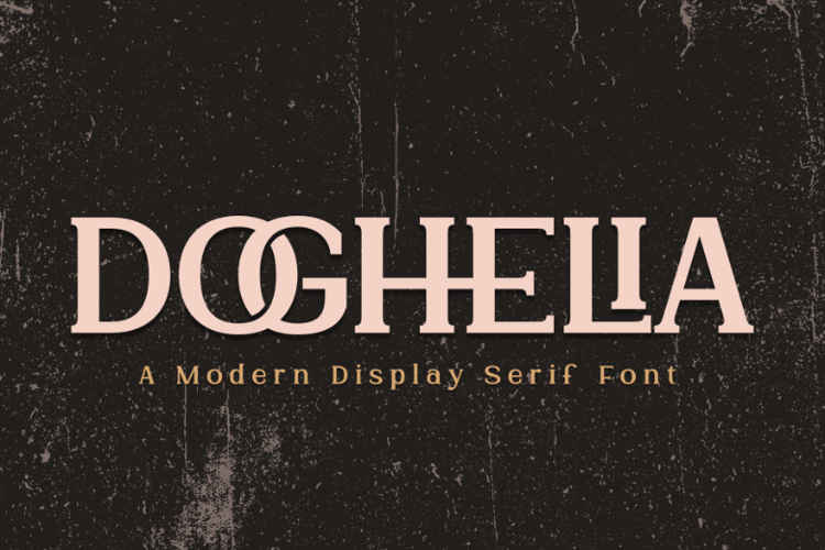 Preview of Doghelia Font