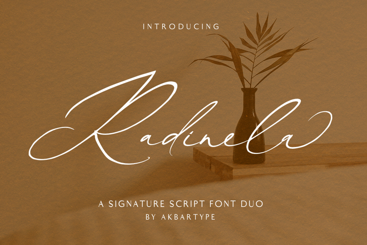 Radinela Script Font