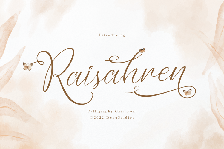 Preview of Raisahren Font