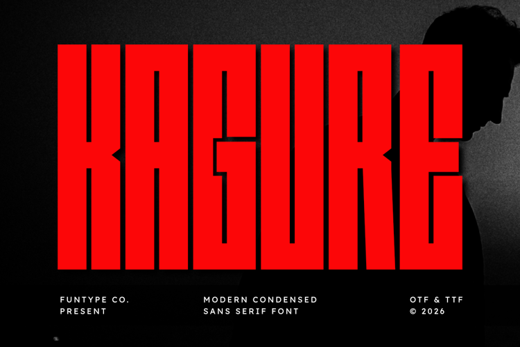 Preview of Kagure Font