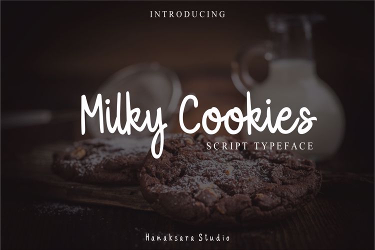Milky Cookies Script Font
