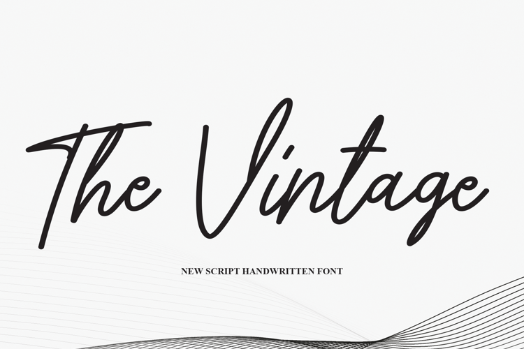 The Vintage Font