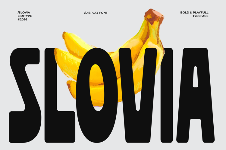 Preview of Slovia - Bold Condensed Font