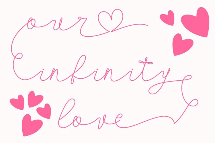 Our Infinity Love Font