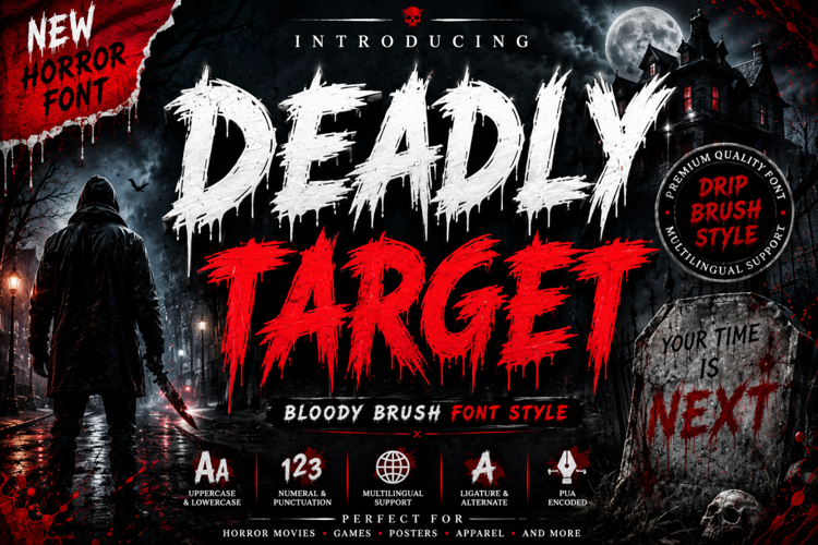 Preview of Deadly Target Font