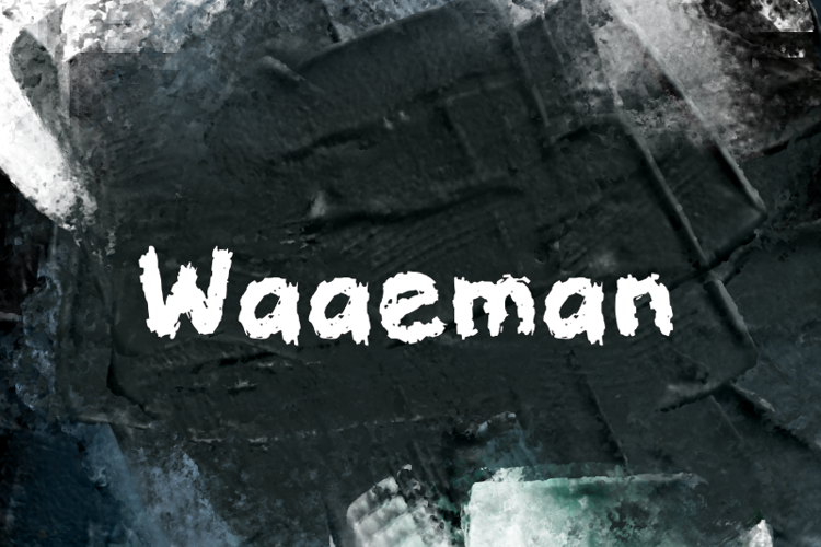 Preview of w Waaeman Font