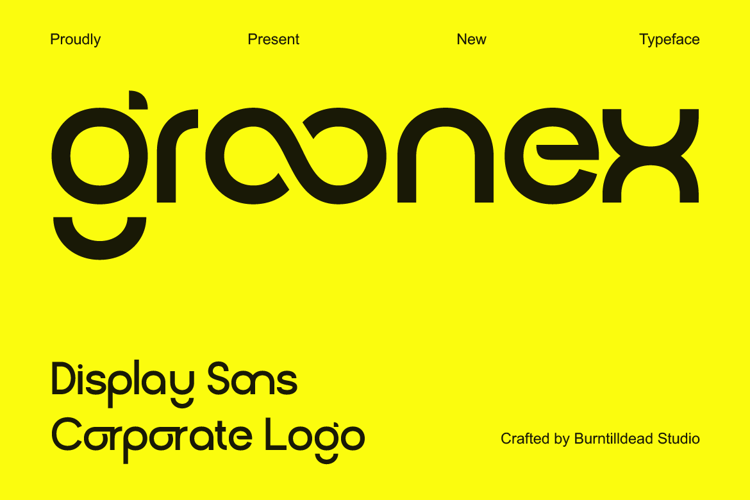 Preview of Groonex Font