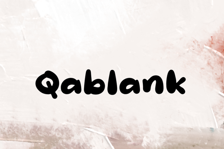 Qablank Font