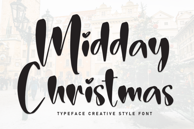 Preview of Midday Christmas Font
