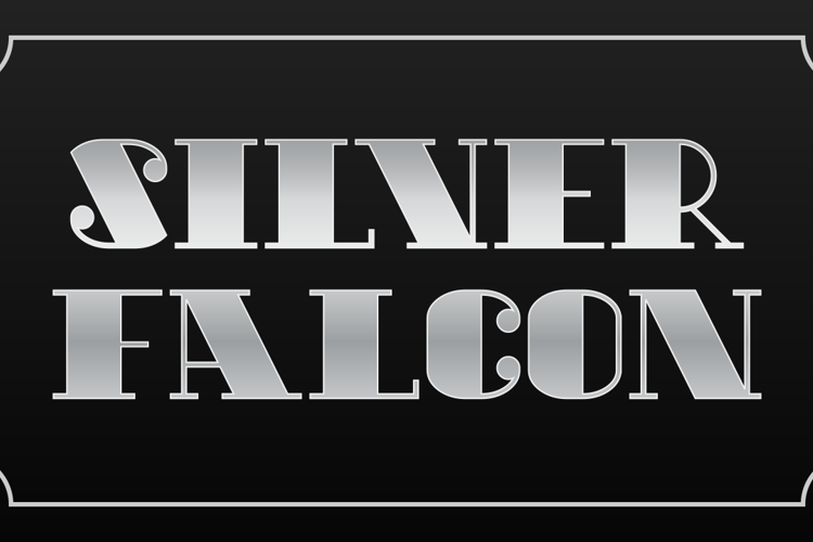 Silver Falcon Font