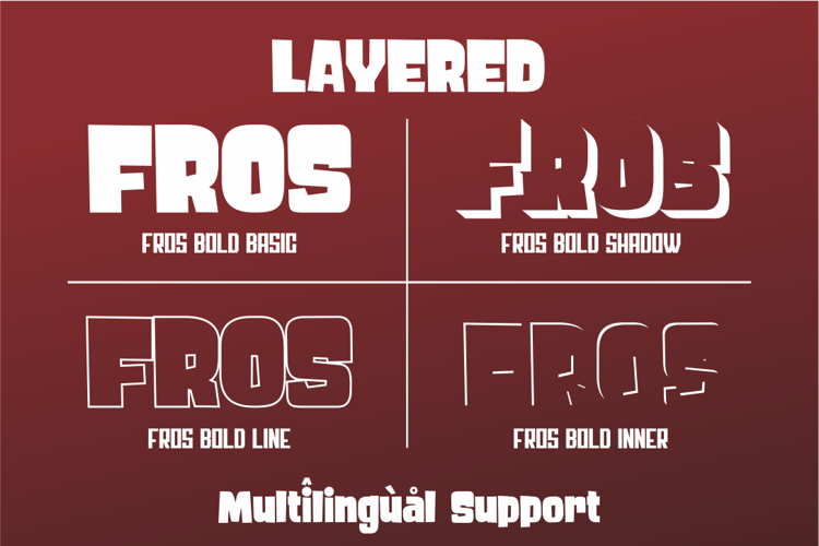 FROS BOLD Font