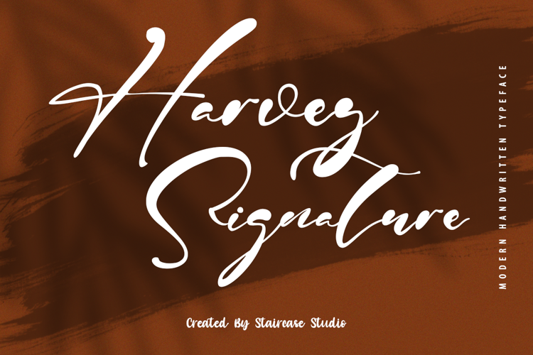 Harvey Signature Font