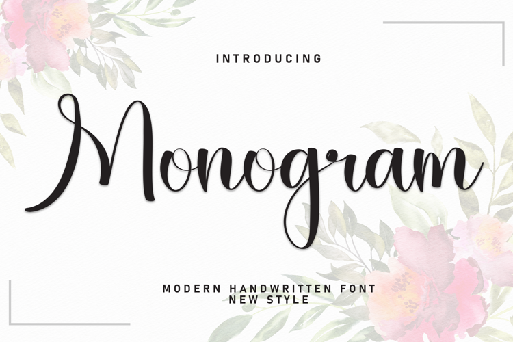 Preview of Monogram Font