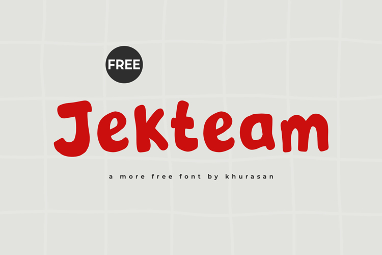 Preview of Jekteam Font