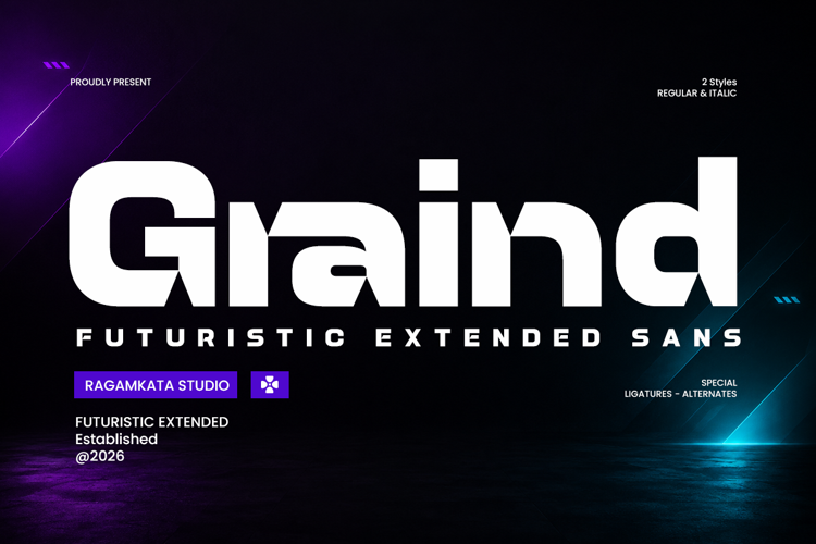 Preview of Graind Font
