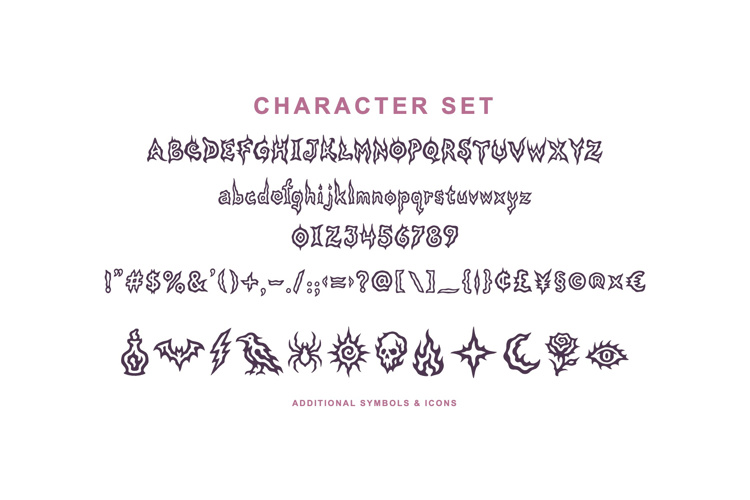 Preview of Morgul Font