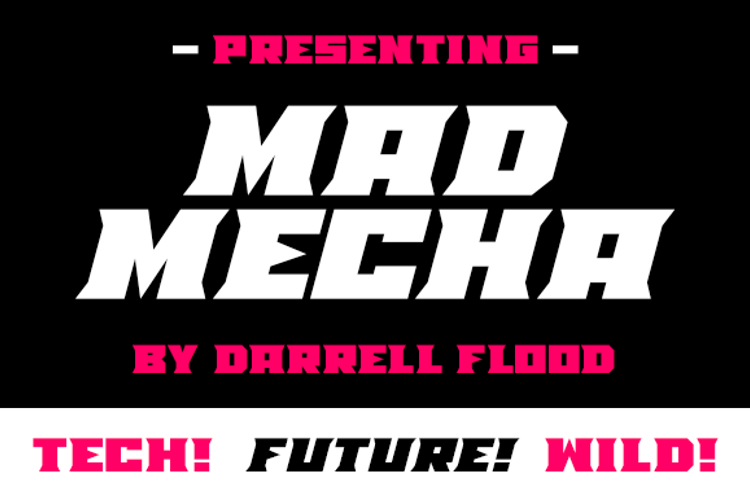 Mad Mecha Font