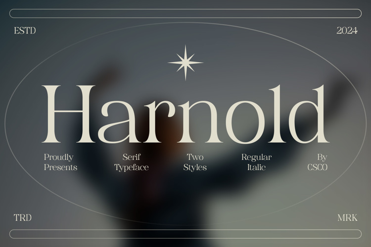 Preview of Harnold Font