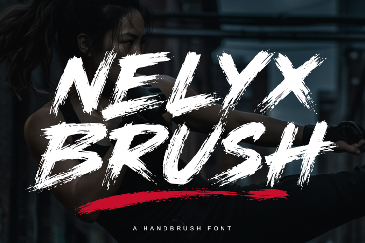 Preview of Nelyx Brush Font