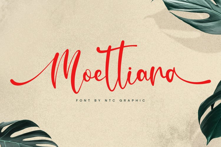 Preview of Moettiara Font
