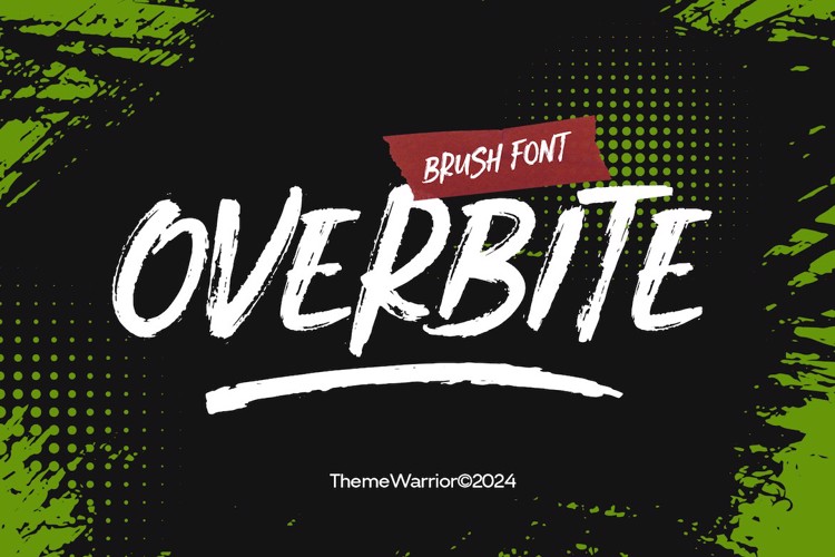 Preview of Overbite Font
