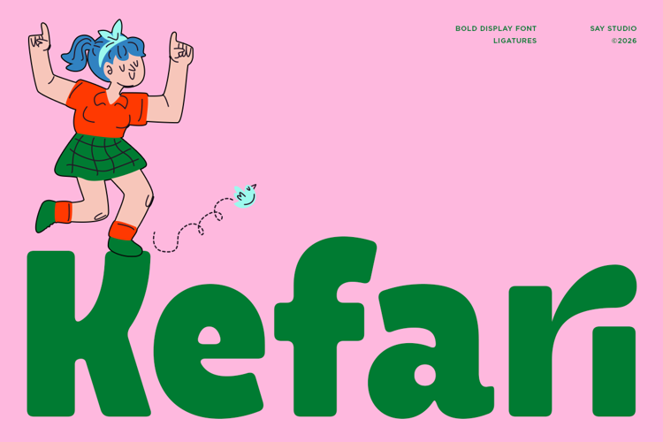 Preview of Kefari Font