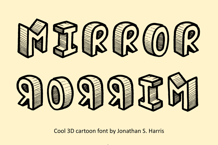 Mirror Mirror Font
