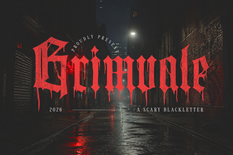 Preview of Grimvale Font