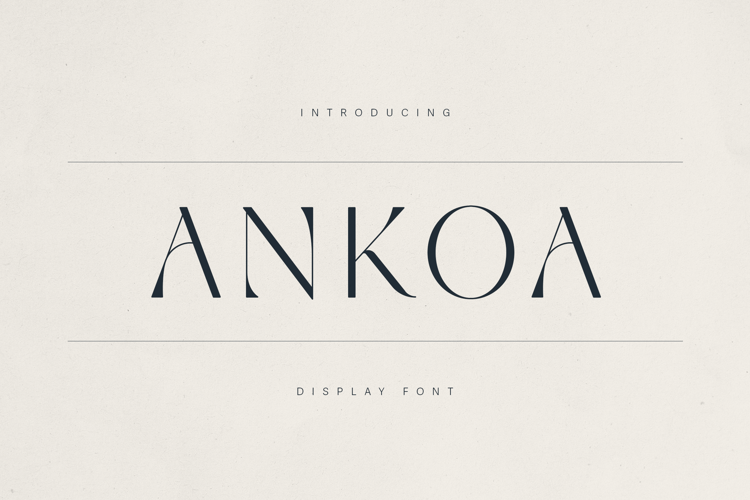 Preview of Ankoa Font