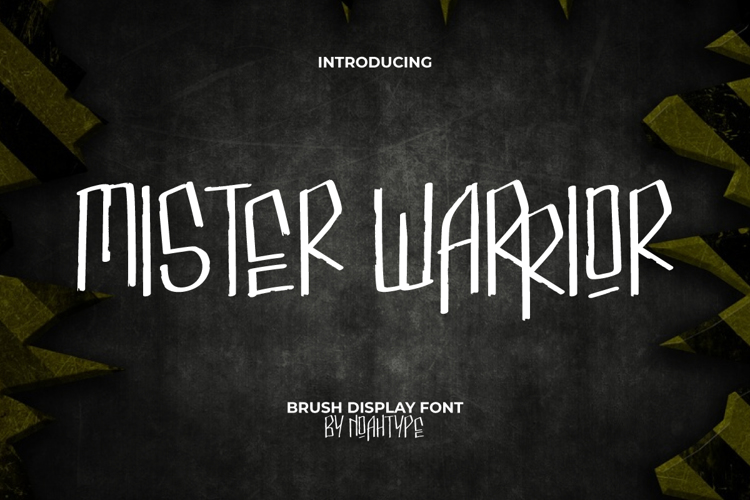 Mister Warrior Font
