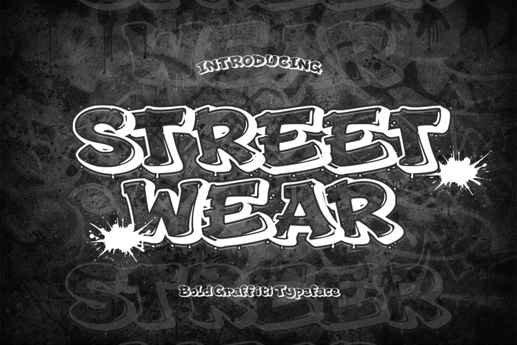 Preview of Streetwear Font