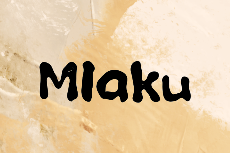 M Mlaku Font