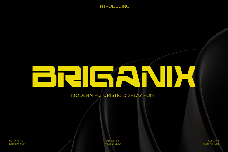 Preview of Briganix Font