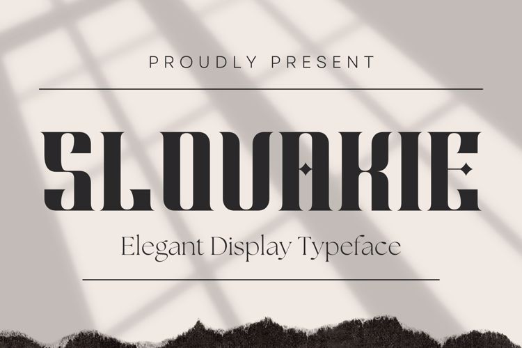 Preview of Slovakie Font