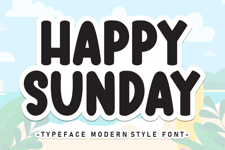 Happy Sunday Font