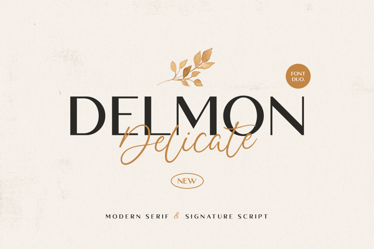 Delmon Delicate Script Font