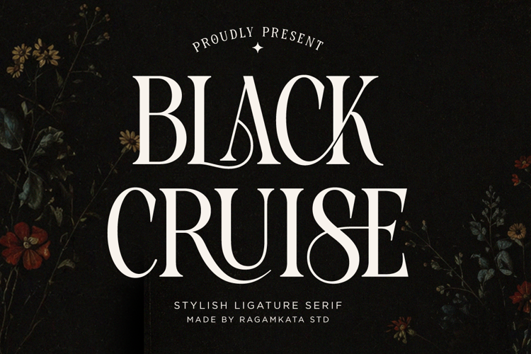 Preview of Black Cruise Font