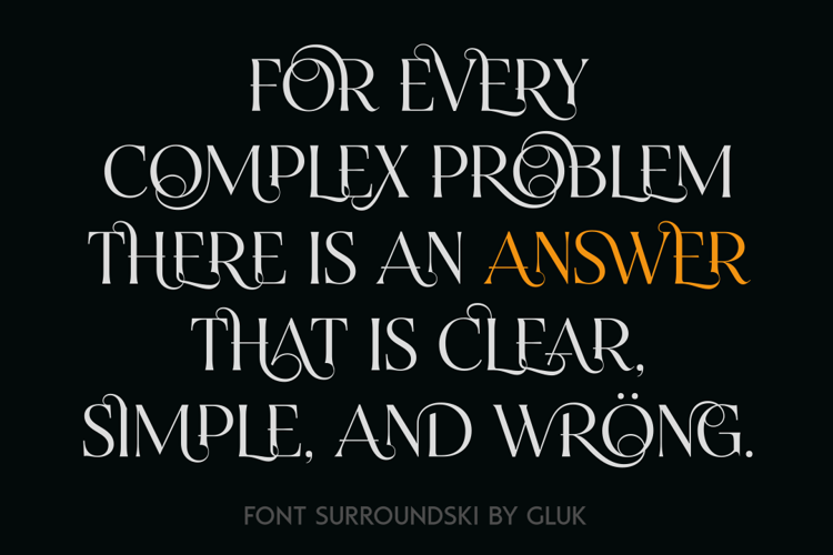 Surroundski Font
