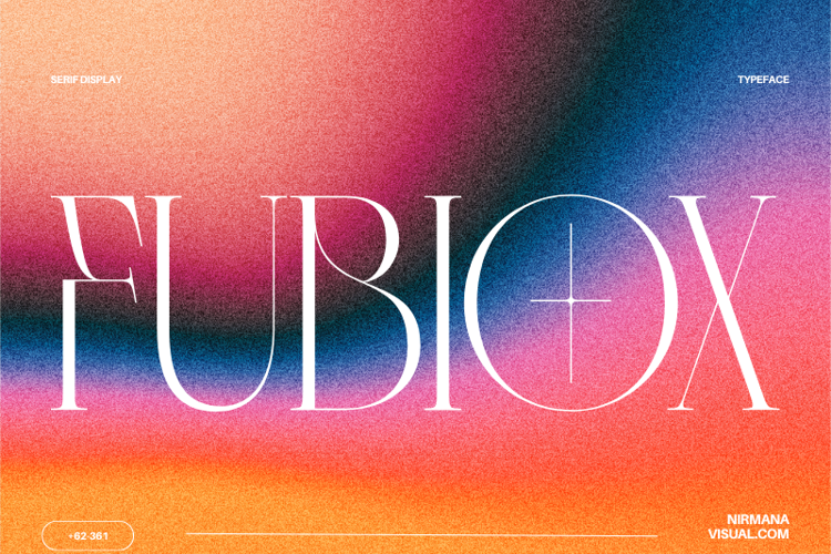 Fubiox - Version Font