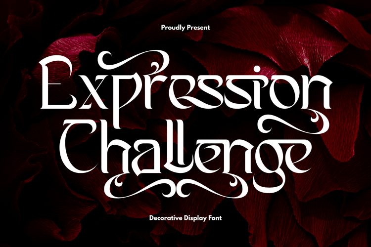 Expression Challenge Font