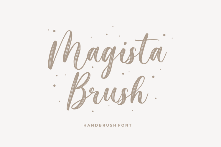 Magista Brush Font