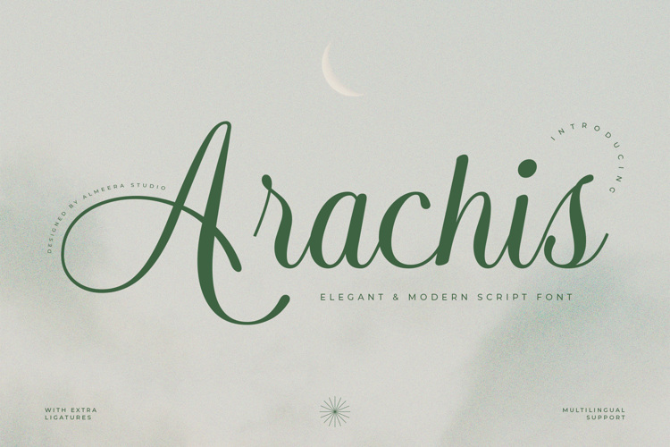 Preview of Arachis Font