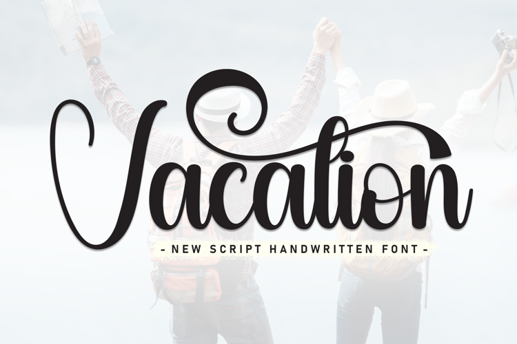 Preview of Vacation Font