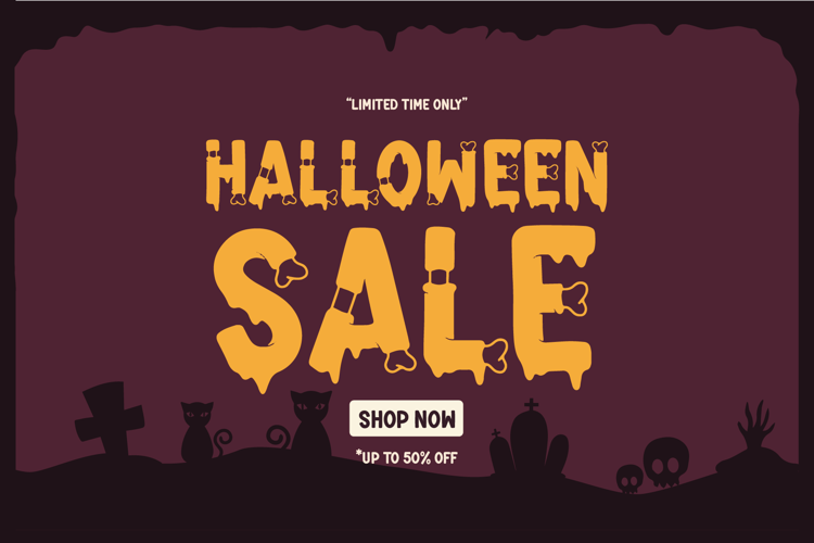 Preview of Skeletonic Font