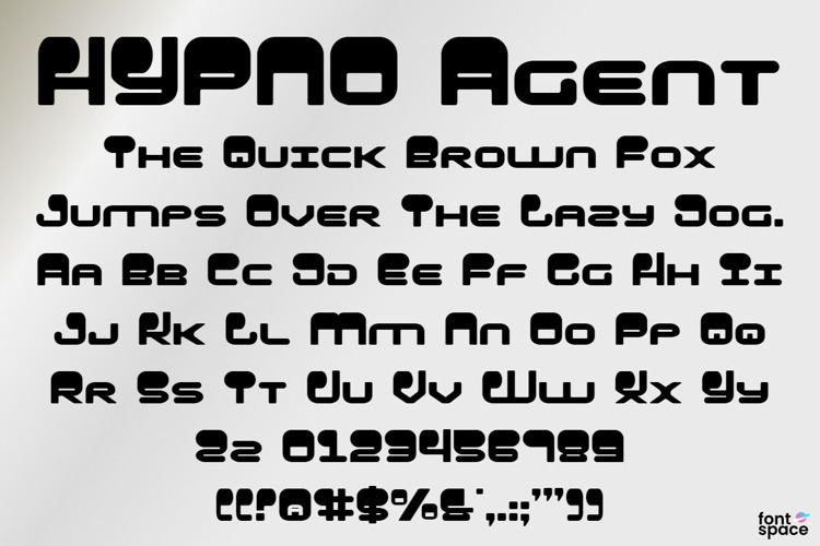 HYPNO Agent Font