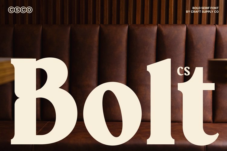 Preview of CS Bolt Font